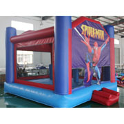 kids inflatable castle spiderman